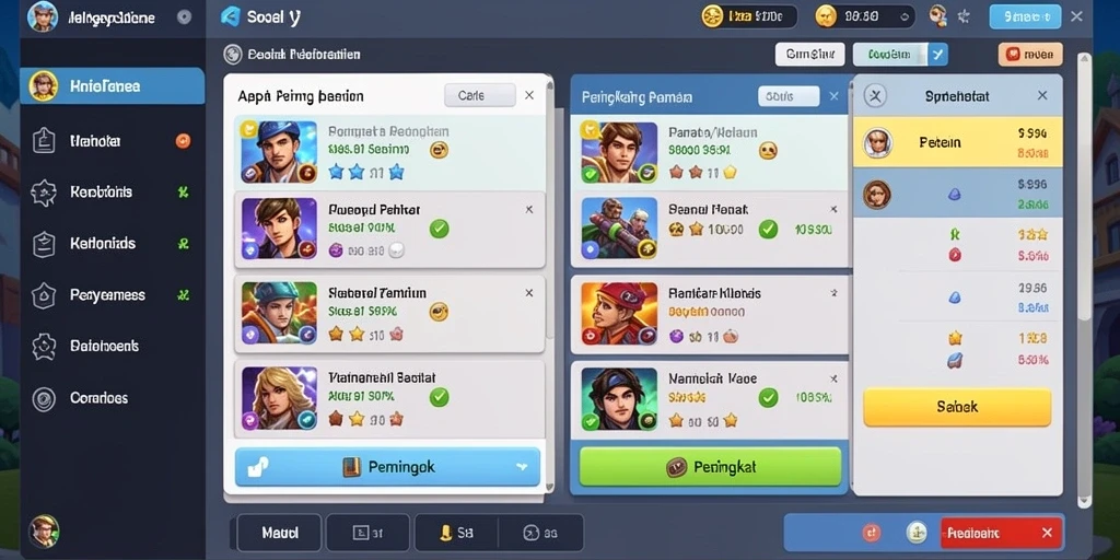 Gameplay yang intuitif dan mudah dimengerti.