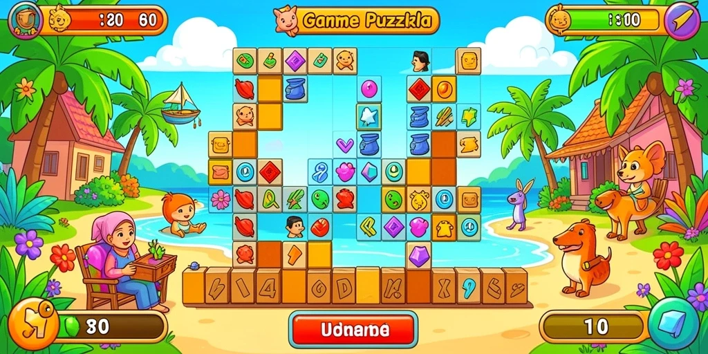 Ilustrasi fitur multiplayer yang seru.