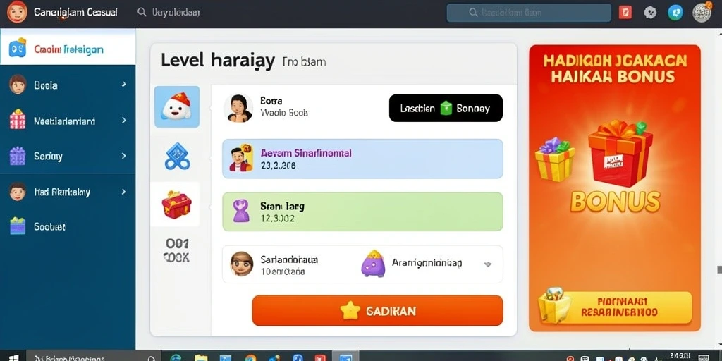 Leaderboards yang menambah elemen kompetitif.